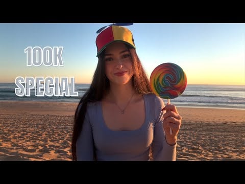 ASMR sunrise on the beach (100k special) 🍭