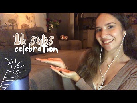 ASMR ✨1k subs special ✨ | doing my fave triggers 🫶🏼 (mic scratching, mouth sounds, tapping & more)