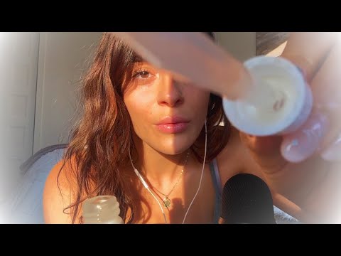 Giving you a Spa Facial -ASMR (Golden Hour)