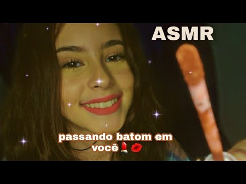 ASMR PASSANDO BATOM EM VOCÊ 💄