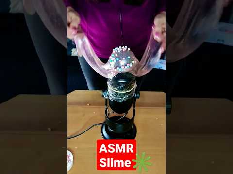 ASMR JUGANDO CON SLIME