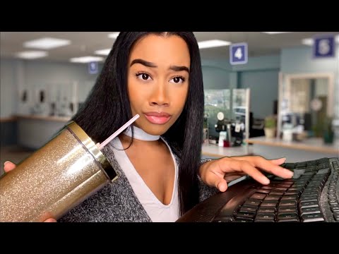 ASMR Rude DMV Role-play P2 🤬🚗 Typing and Writing Sounds ASMR | Customer Service Role-play