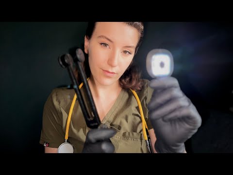 ASMR Concussion Test Cranial Nerve Exam