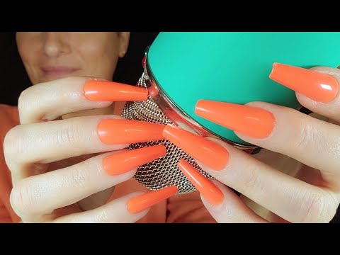 ASMR Aggressive Mic Scratching | No Talking | Long Nails