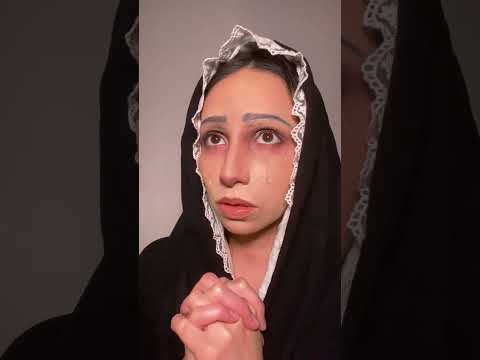Maquillaje de la dolorosa (virgen maria)
