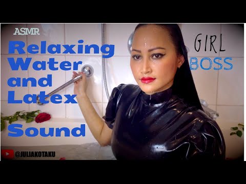 ASMR latex and water sound 2022 No talking