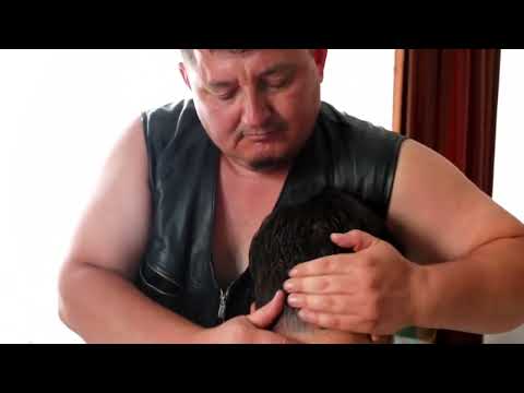 ASMR TURKISH PRO BERBER HEAD FACE ARM BACK NECK  MASSAGE