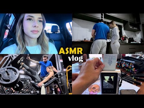 ASMR VLOG - UM FIM DE SEMANA COMIGO (faxina, comida, treino, e muito mais..)