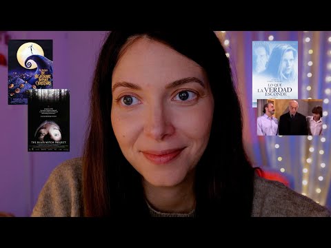 Charlando sobre peliculas de MIEDO en ASMR