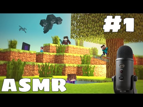 ASMR | MINECRAFT Le début d'une nouvelle aventure ! 😴 #1 #asmr #asmrminecraft
