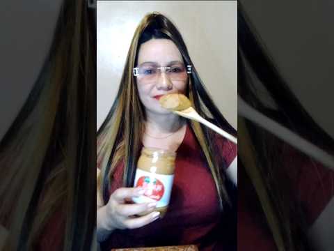 PEANUT BUTTER GIVE ME DIABETES #shortsfeed #food #viral #mukbang #eatingvideos #everyone #foodie