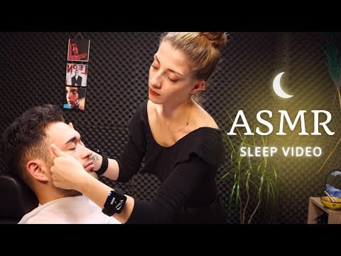 [ASMR] Sleep Video / Facial Asmr Triggers #sleeptherapy