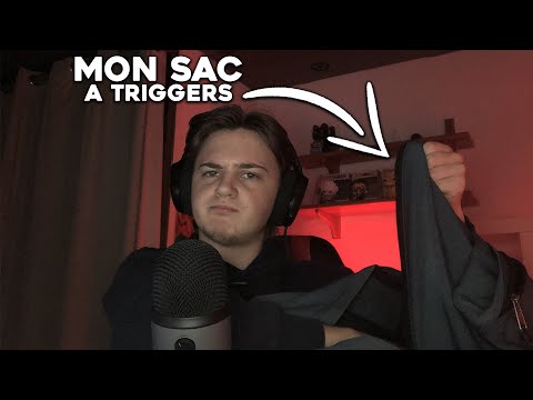 ASMR MON SAC A TRIGGERS VOUS RELAX (100% RELAXATION)