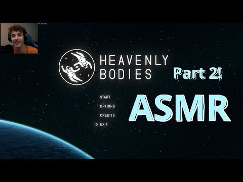 🌌 ASMR Let's Play 🚀 // Heavenly Bodies Part 2 (Chill Whispered Gameplay)