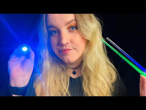 ASMR | Visuals for fast and deep sleep💤 Bright Lights ✨[Personal Attention]