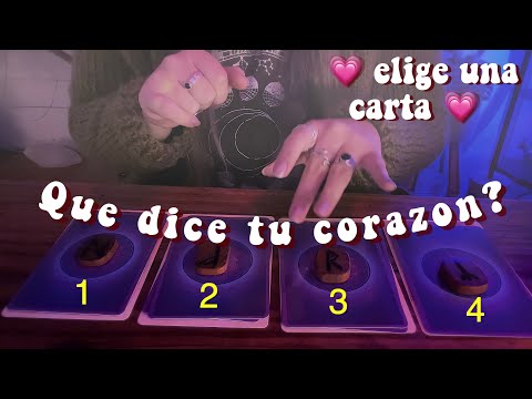 ASMR Tarot: Qué mensaje debes recibir de tú corazón? 💗🔮 #EligeUnaCarta