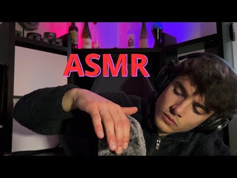 ASMR // ☁️ Fluffy Mic Scratching With Gentle Whispers ☽