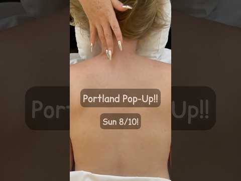 PORTLAND!!🚨softtouchasmr.com to book! #softtouch #asmrmassage #portland