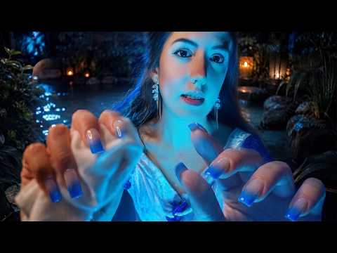 ASMR at the Queen's Hidden Spring 🌙 | Face Massage, Water Sounds & Whispers