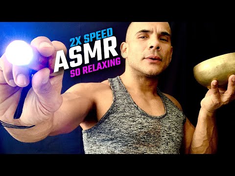2X SPEED ASMR / FAST & TINGLY / SLEEP INDUCING / minimal talking