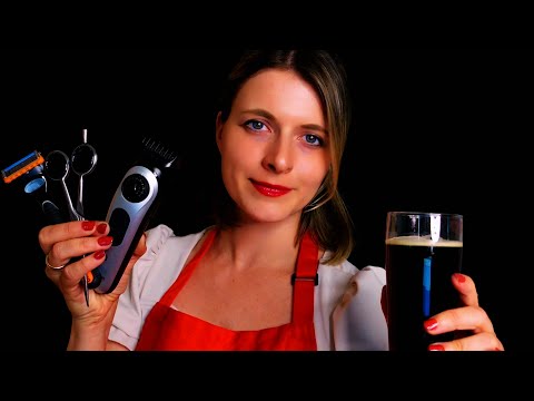 ASMR Barber Shop Roleplay I Verwöhnprogramm für Männer (deutsch/german)