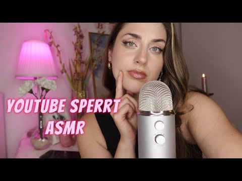 ASMR Deutsch YouTube bannt ASMR | Lets talk about die Löschung der Kanäle | Statement, Whispering