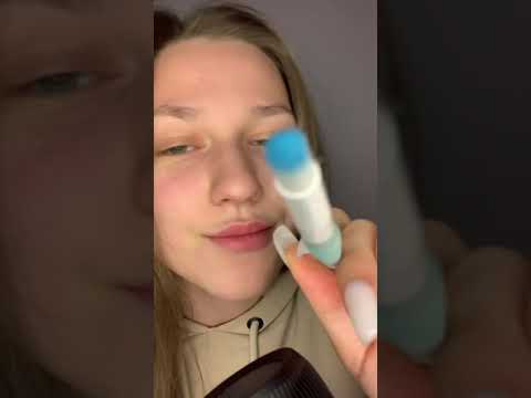 ASMR MAKE UP AND FACE MASSAGE АСМР МАССАЖ ЛИЦА И МАКИЯЖ персональное внимание и прикосновения