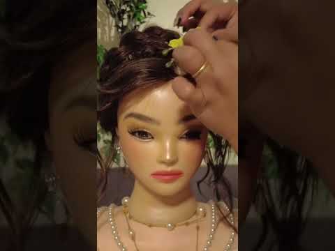 full video in my YouTube channel! #asmr #hairstyles #hair #decorating  #fordeepsleep #foryou