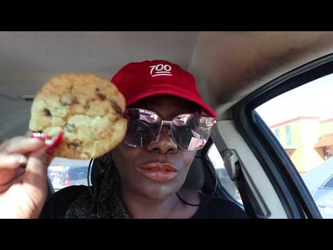 Gosh Chocolate Chip Cookie ASMR | Eating Jr Cheese Burger