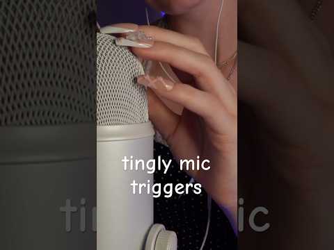 curing your tingle immunity with mic triggers 🎤 #asmr