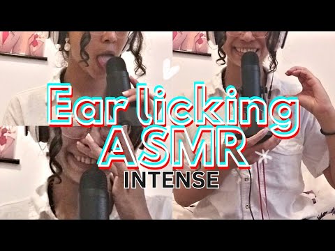 INTENSE ear licking ASMR