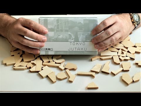 ASMR Block Building - (Tokyo Jutaku game pieces)