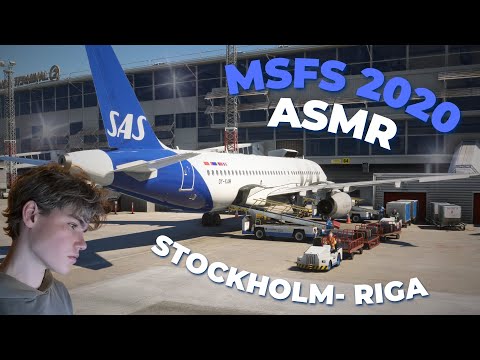ASMR │ Flying You To Riga in Latvia!✈️👨‍✈️ (Microsoft Flight Simulator)