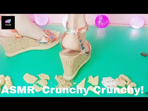 ASMR:: Trampling::Foot crush Crunches::바삭바삭 듣기좋은? 밟는 소리