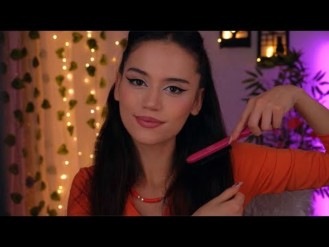 Asmr Relaxing and Gentle Hair Brushing