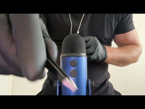 ASMR Negative Energy Plucking (with mouth sounds)
