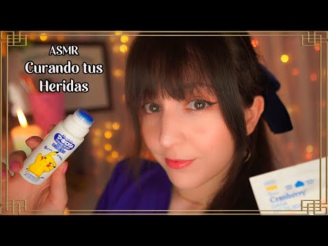 ⭐ASMR Curando tus Heridas [Sub] Doctora te Cuida (Soft Spoken)