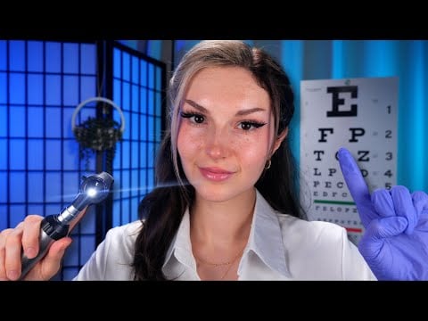 ASMR Detailed Eye Exam & Hearing Test | Medical ASMR Roleplay
