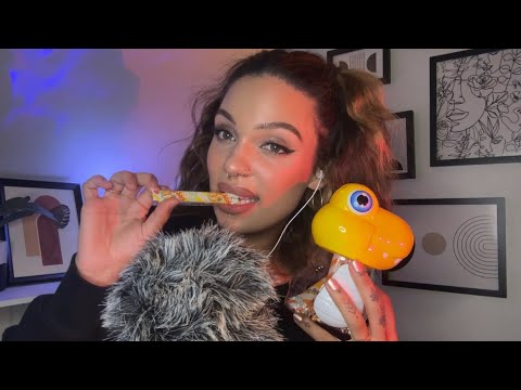 ASMR Eating Jelly and doing Mouth Sounds