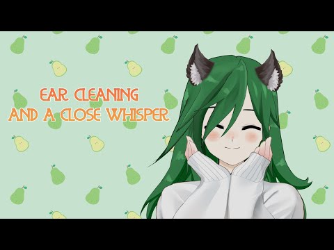 [ASMR] Чистка ушек и близкий шепот| ear cleaning and a close whisper