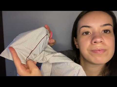 ASMR- COSTUREIRA TE MEDINDO NO ATELIÊ, caseirinho , voz suave