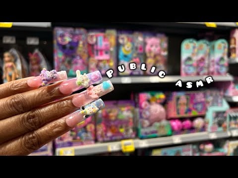 Public ASMR in Walmart 🎯 You Never Know When I’ll Tap the Camera 👀 No Talking + Talking Triggers