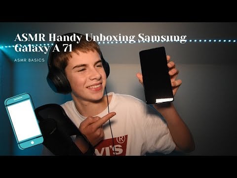 [ASMR] Handy Unboxing | Samsung Galaxy A 71 | Meine Meinung | By ASMR Basics | German/Deutsch