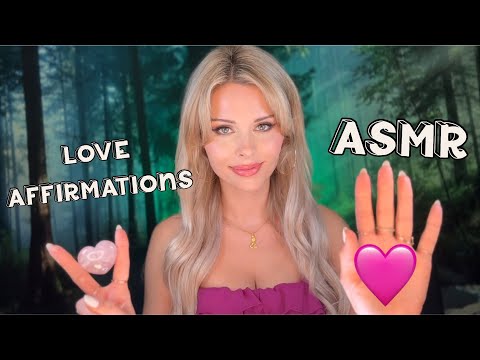 ASMR AFFIRMATIONS of LOVE 🩷 Soft Spoken Energy Healing