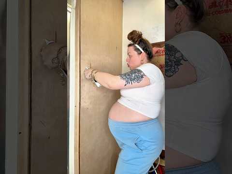 Tomorrow We Add The Vanity #painting #diy #homeimprovement #pregnancy