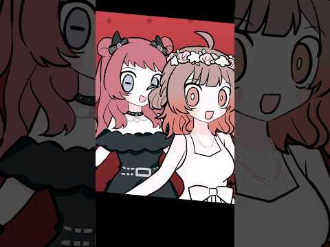 花海姉妹天天天国地獄国 #shorts #描いてみた #学マス