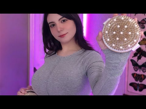 ASMR Blanket Brushing 🌧️ 3DIO Free Space Pro ll