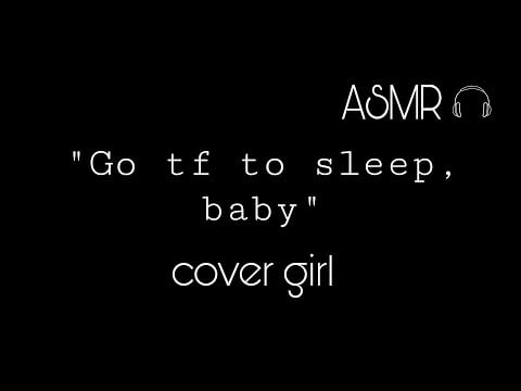 [F4A] annoyed dom gf soothes you back to sleep [sleep-aid][reassurance][asmr girlfriend]