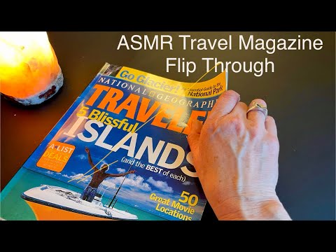 Let’s Flip Through this Vintage Travel Magazine ~ ASMR Soft Spoken