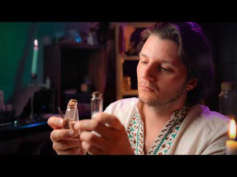 Apothecary Works Through the Storm | No Talking ASMR (Crinkling, Writing, Layered Sounds for Sleep)